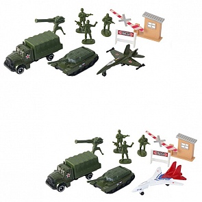 Игровой набор военной техники с солдатиками, 2 вида (Wincars, 30915)